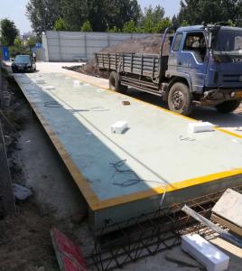 商丘物流園3X16米120噸汽車衡案例